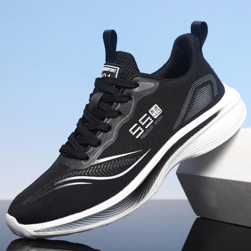 Men's Shoes Summer New Couple Sports Shoes Breathable Mesh Ultra-light Racing Men's Sports Trendy Shoes Running Shoes Men
