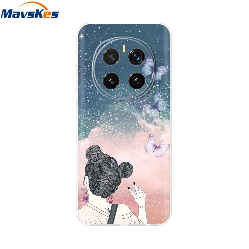For Honor Magic 7 Pro Case Magic7 Pro Clear Painted Cover Soft Silicone Phone Case For Huawei Honor Magic7Pro Case Fundas Shells