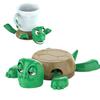 Turtle Cup Holder 3d Printed Panicked Turtle Coaster Funny Expression Stress Relieve Ornament Table Anti-scald Mug Base Decor