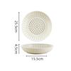 10-inch Ceramic Hollow Draining Plate