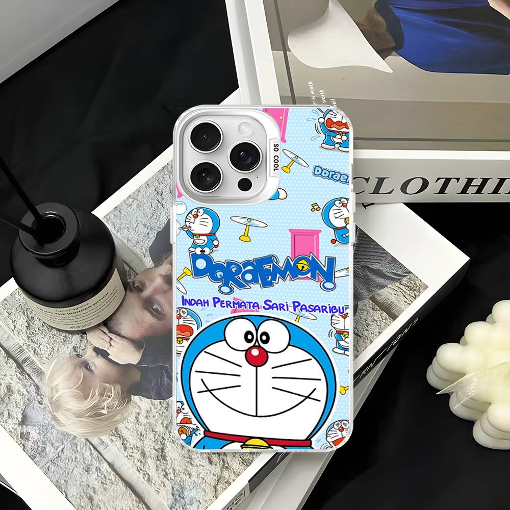 Cartoon D-Doraemons Phone Case For IPhone 16 15 14 13 12 11 Pro Max 17 Plus Colorful Cover