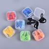 Silicone Ear Plugs Sleep Earplugs Noise Reduction Swimming Earplugs With Rope