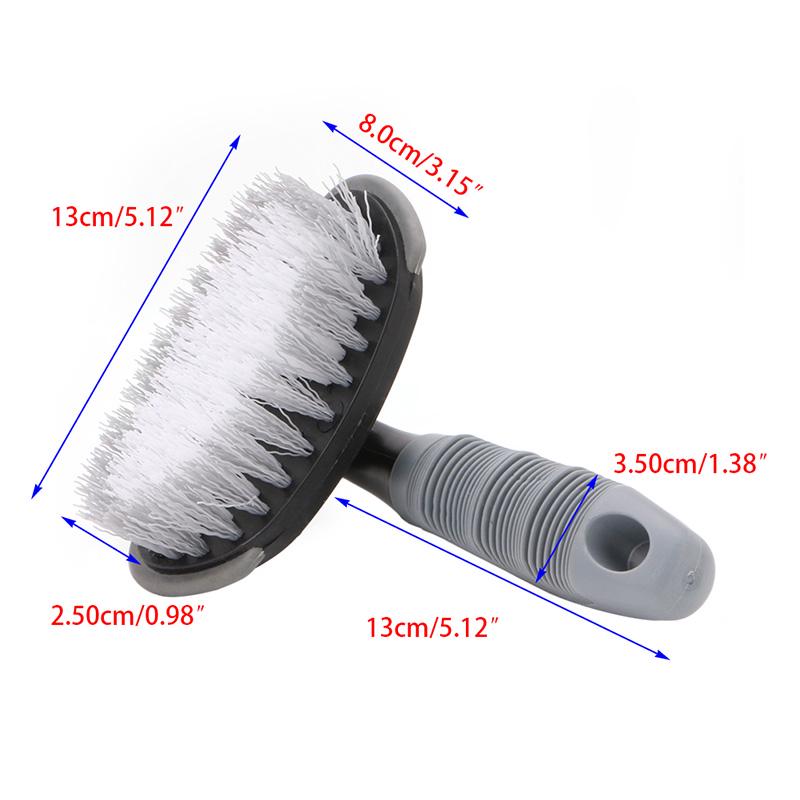 2Pcs/set Car Tire Cleaning Brush Type Multi-Functional Wheel Hub Brush Car Washing Tool MYY