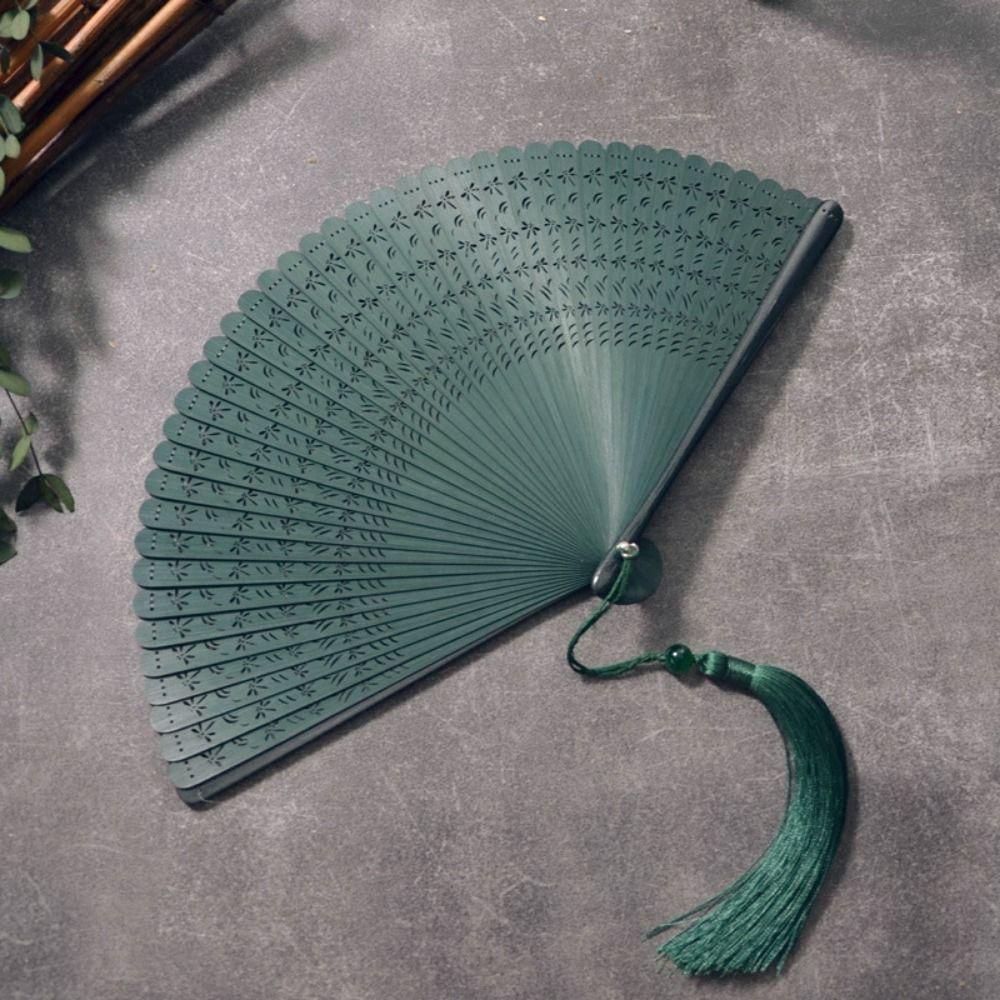 Portable Retro Hand Fan Antique Classical Folding Fan Women's Folding Fan Wedding Decoration