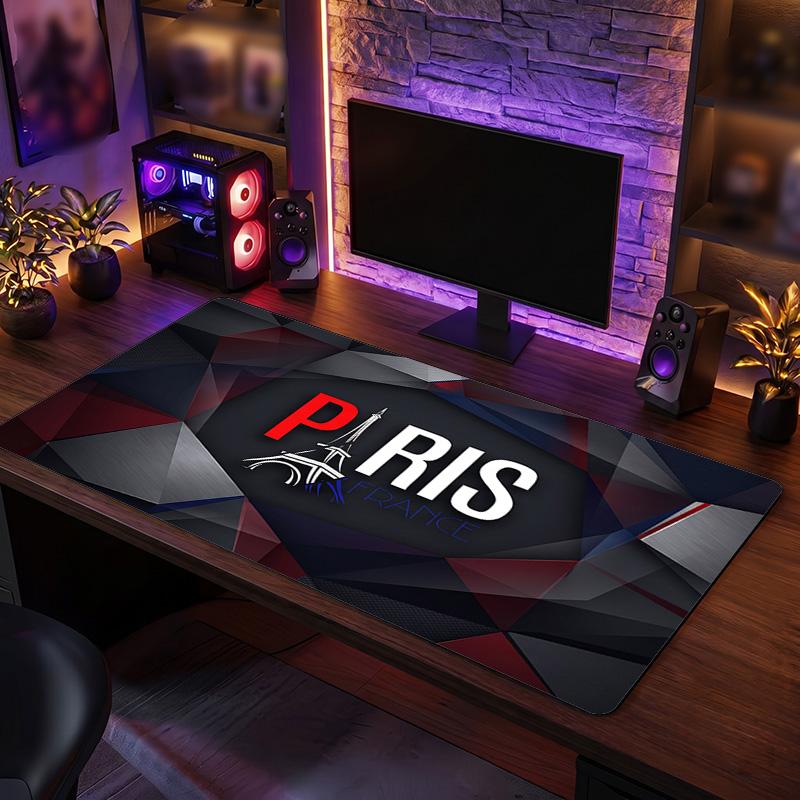 France Football Crest Mouse Pad, Extended Non Slip Rubber Desk Mat for Gaming Office Laptop Fan Gift