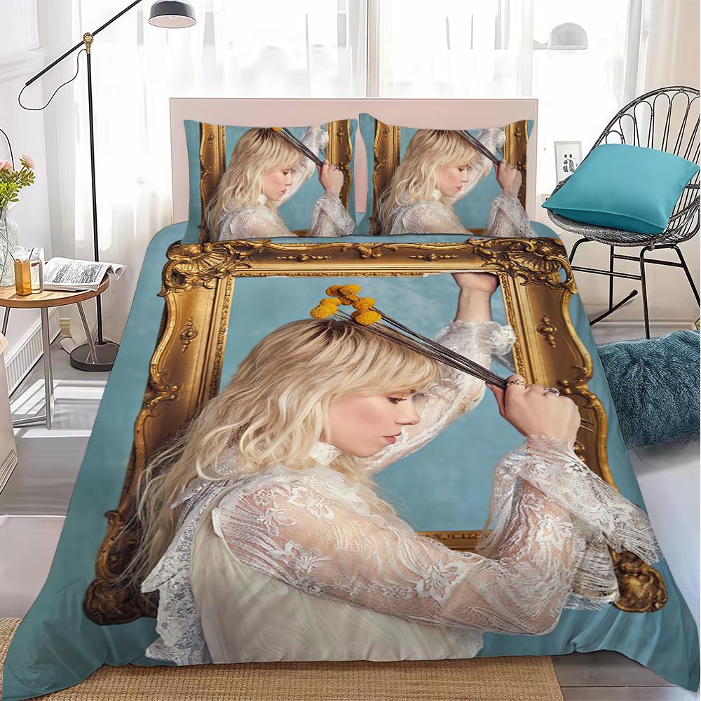 Singer Carly Rae Jepsen Duvet Cover Set Home Style Bedding Soft Laundry Cotton Bed 3 Piece Set Student Dormitory Gift