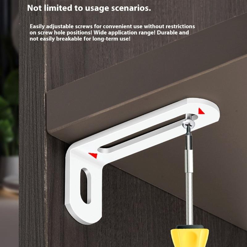 Heavy Type 90 Degree Right Angles Steel Brackets Durability Angles Brackets for Wall Shelves Cabinets Furniture Support