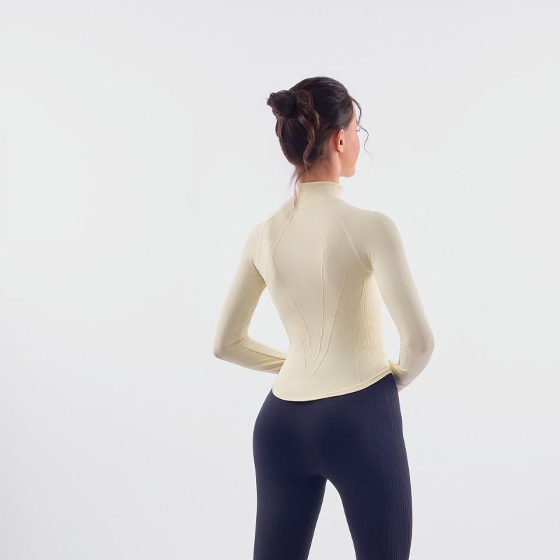 Womens Long Sleeve Compression Workout Top - Quick Dry Stretch Fitness Yoga Shirt Running Gym Dance Fall Winter