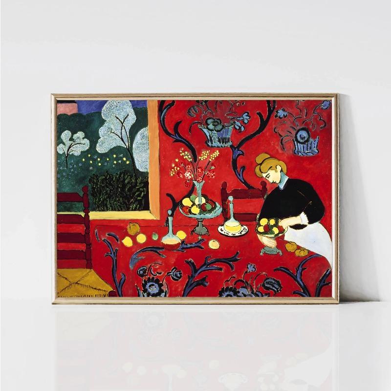Henri Matisse Classic Artworks Colorful Landscape Poster Woman Portrait Cat Flower Canvas Printing Wall Art for Room Home Decor