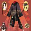 Genshin Impact Hutao Cosplay Costume chaussures uniforme perruque Style chinois Halloween Costumes pour femmes jeu Hu Tao