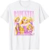 Fashion Casual Disney Tangled Princess Rapunzel Multi Pose T-Shirt S-4XL Summer