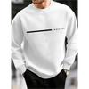 New Hip-Hop Cartoon Long-Sleeved Print Trendy Brand Round Neck Casual Sweatshirt, Easy , Smooth, Soft, Sweat-Absorbent, Comfortable, Home
