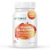 Ambrosial Vitamine D3 K2 Forte 120 Comprimés | Supplément Vitamine D 3 k 2 pour la Santé des Os, du Cœur et du Système Immunitaire Vitamine D3 (600 UI) avec de la vitamine K2 MK-7