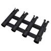 Boat Wall Mounted Fishing Rod Holder 4 Tubes Nylon Vertical Fishing Pole Rack for Boats Yacht Kayak