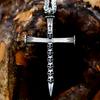 New Creative Designs Cross Skull Necklace Pendant for Men Gothic Punk Jewelry for Gift