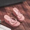 Letní Dámská obuv Plážové žabky Sandály na platformě Sandály na vysokém podpatku Jednobarevné Skateboard Pantofle Dámské Podpatky