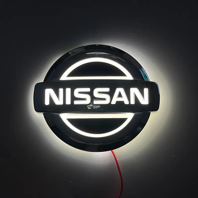 For Nissan MBQ05D Led Car Rear Emblem Badge Sticker Light for Nissan X-trail Qashqai Rogue Sport Kicks Tiida Altima Versa Juke Leaf Accessories