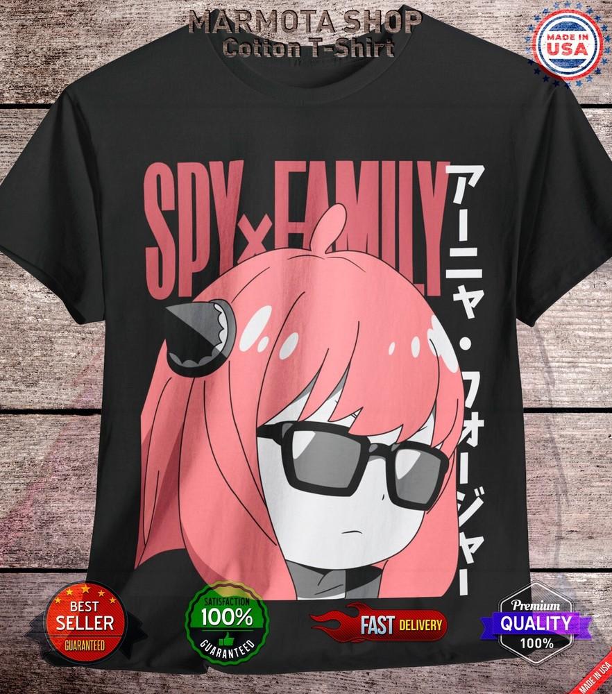 Spy X Family T-Shirt Anya Forger Yor Loid Anime Japanese Tee Shirt Manga Kawaii