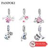 Copper Cat Claw Fish Bone Footprints Charm Fit Fine Bracelet Beads Pendant For Women Wedding Party Diy Jewelry