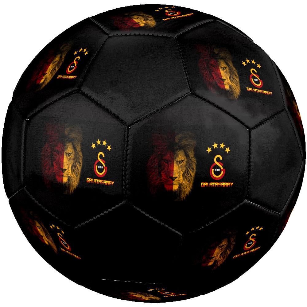 Galatasaray FC Size 5 Soccer Ball, Machine-Stitched PVC, Durable & High Bounce, All Ages Fit, Fan Merchandise, Matches & Outdoor Use.