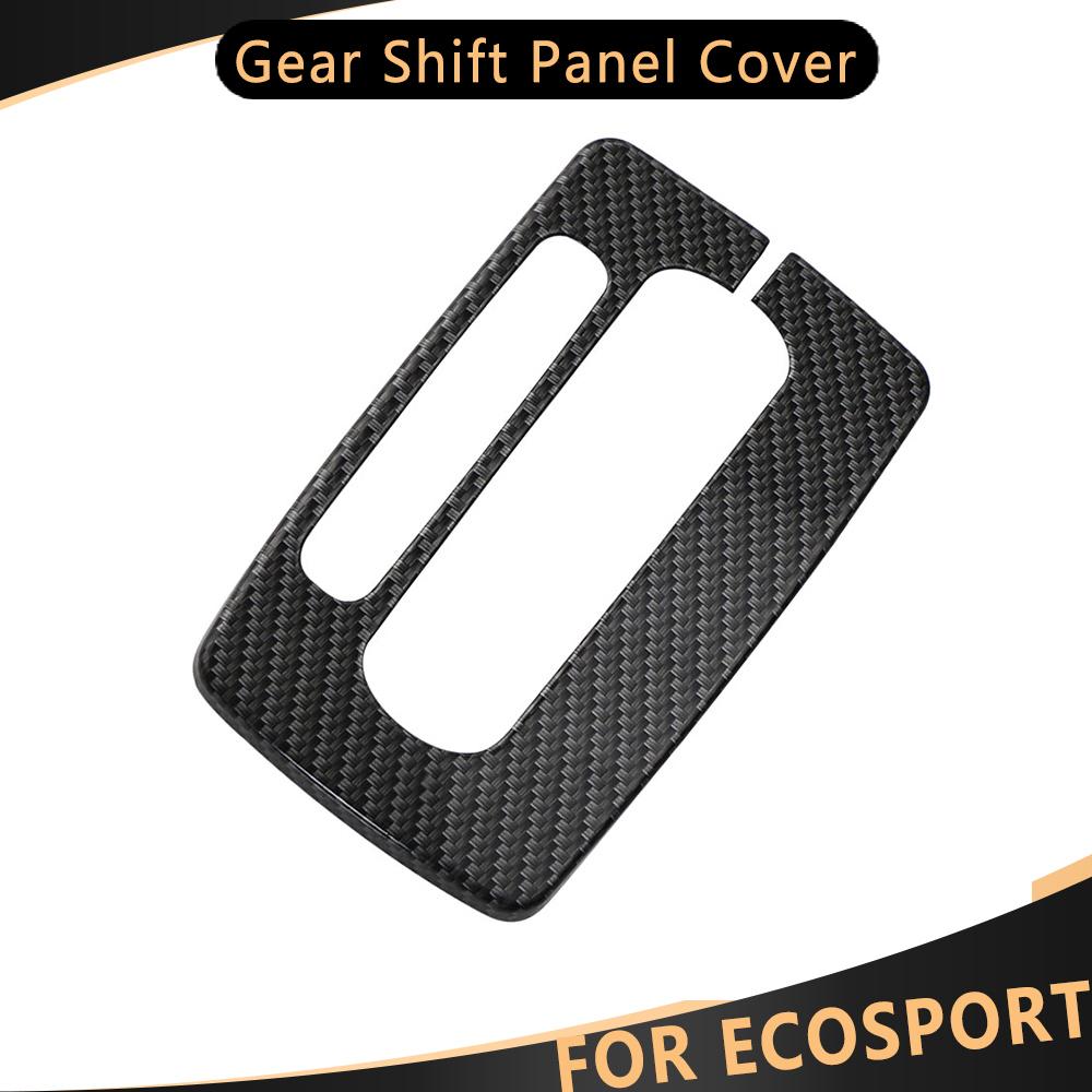 ABS Kohlefaser Auto Gangschalthebel Panel Abdeckung Dekoration Aufkleber Zierleiste für Ford Ecosport 2013 2014 2015 2016 2017
