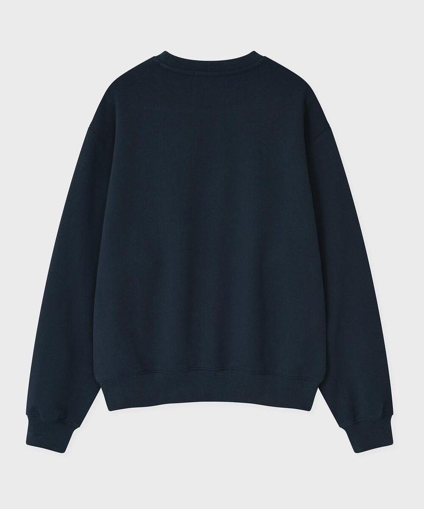 FALLETT Mini Boucle Flower Sweatshirt Navy