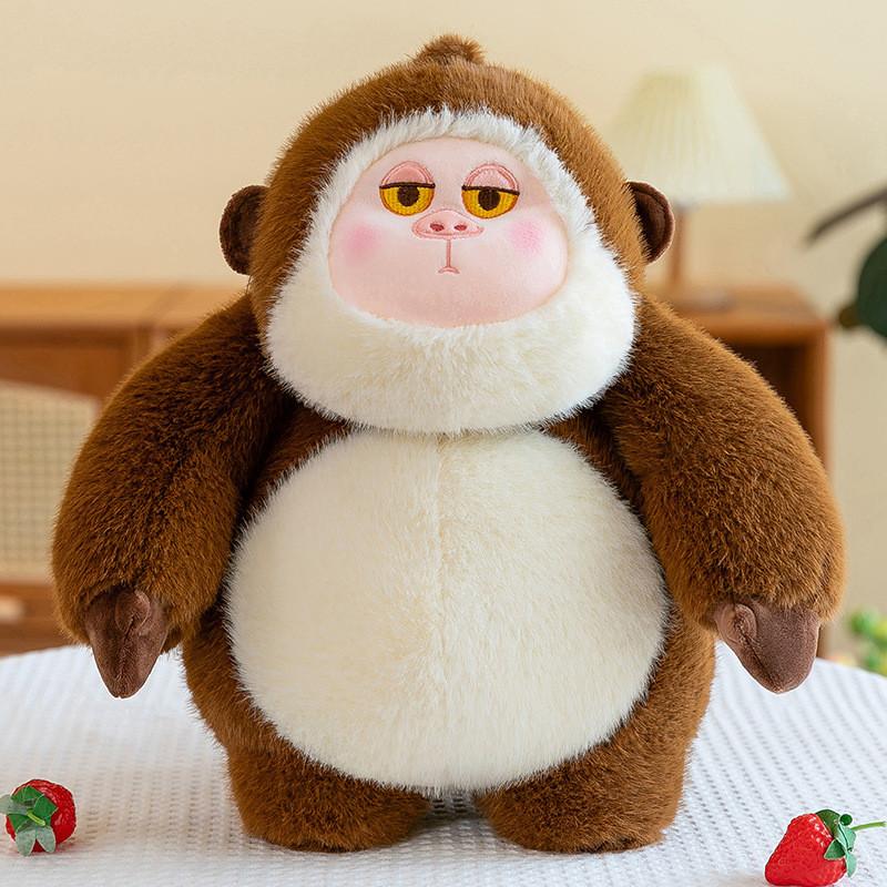 Plush Gorilla Toy With Soft Short Pile For Kids And Adults Birthday Gift