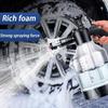 2,5L Autowasch-Schaumsprühflasche Multifunktionaler Hand-Pneumatischer Schaumsprüher für Auto, Motorrad, Küche und Badreinigung