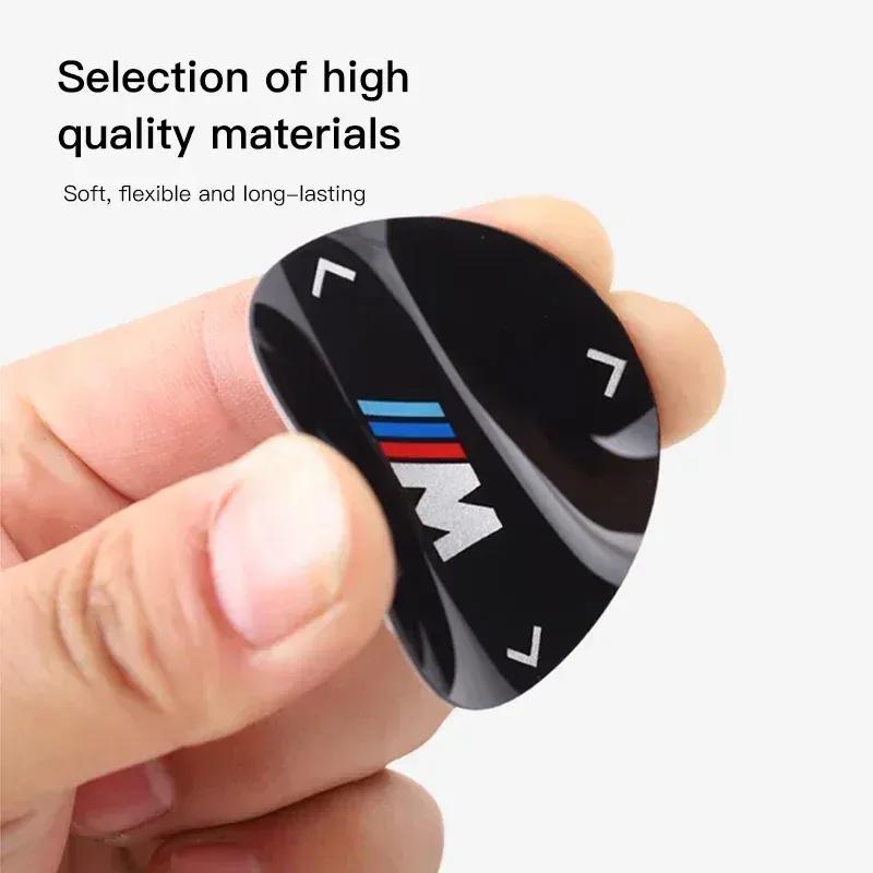 -Car Interior Multimedia Knob Emblem Sticker Decal Accessories For BMW M X1 X3 X5 X7 M3 M4 M5 G30 G20 G32 G11 G12 F40 F30 F20 F1