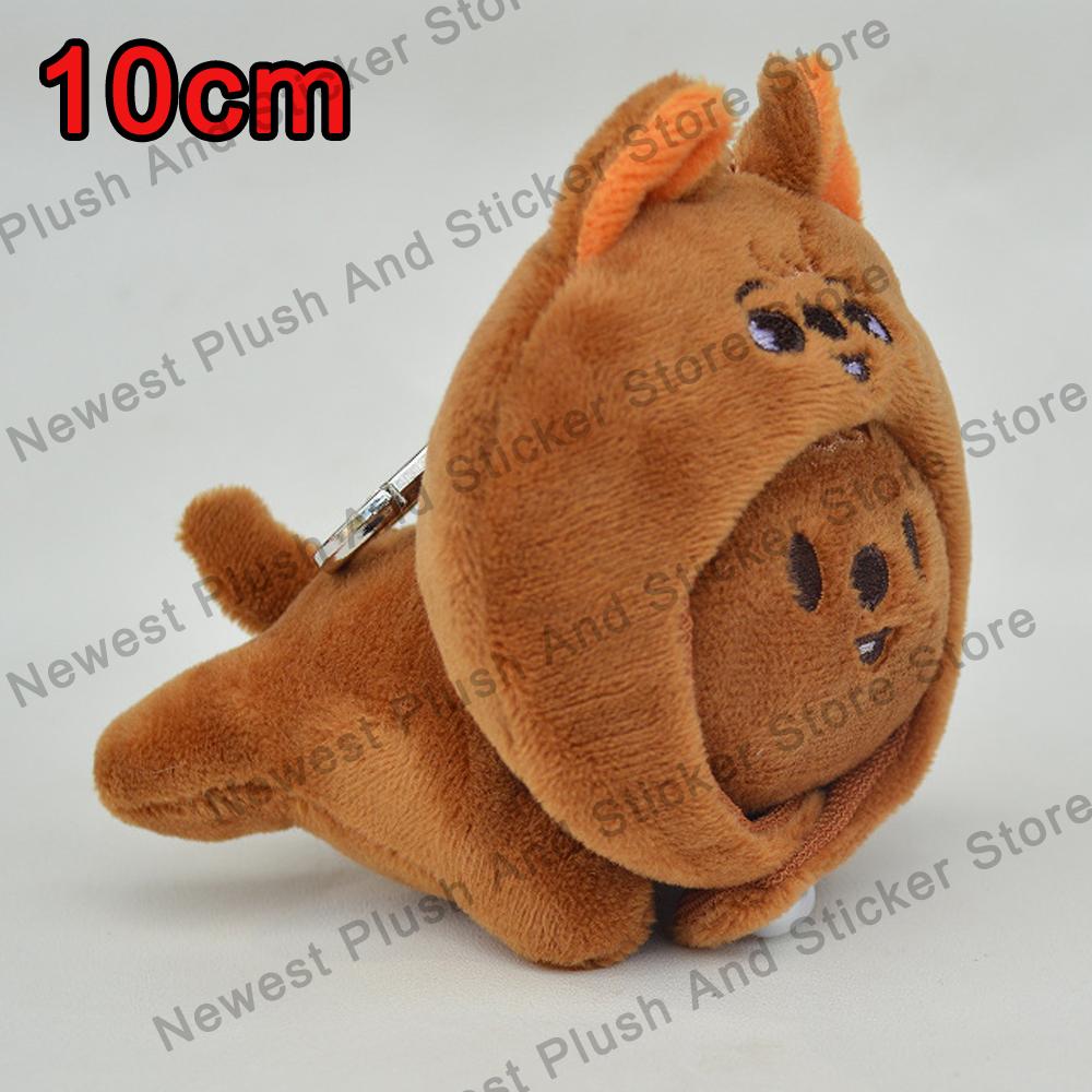 *45-50cm Plush Keychain Toy Wolfchan Keychain Kawaii Cartoon Stuffed Animal Plushie Doll Large Sleeping Pillow Gift