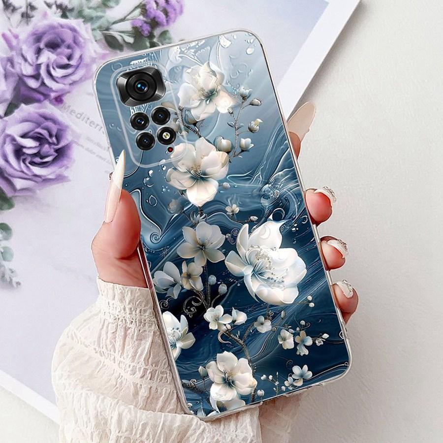 For Xiaomi Redmi Note 11 Pro 11S 4G Phone Case Luxury Painted TPU Cover for Redmi Note11 4G Global Soft Silicone Fundas Capa