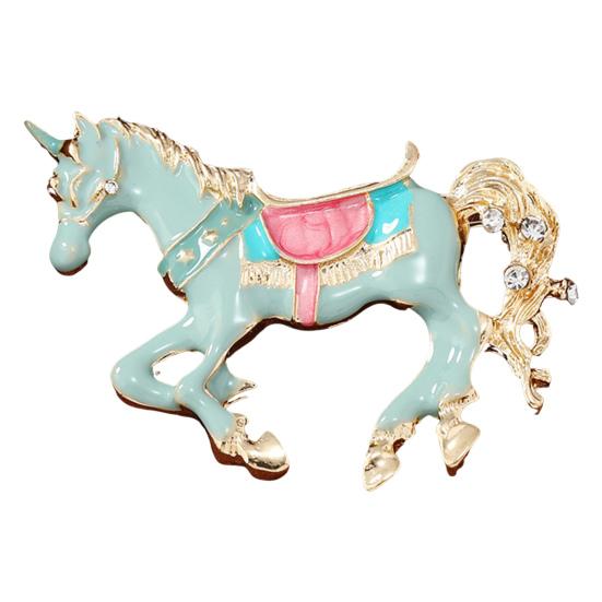 Retro Horse Brooch Galloping Horse Lapel Pin Decorative Horse Brooch Pin Clothes Accessory for Men And Women Hats Bags Scarves