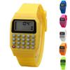Ceas de mână pătrat digital pentru copii Mini Calculator portabil Instrument de examen Cadou pentru copii