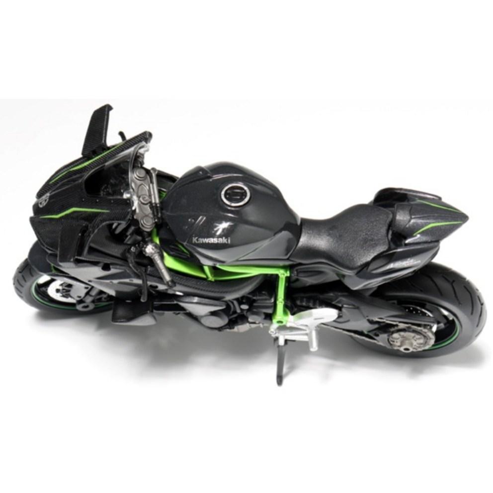 Maisto 1:12 Kawasaki Ninja H2-R Kovový model motocyklu, Šedý