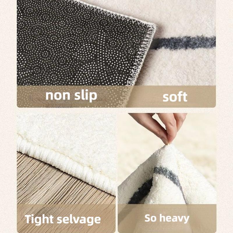Cartoon Puppy Easy Clean Carpet for Living Room Cute Decoration Bedroom Bedside Fluffy Rug Non-slip Soft Large Foot Mat for Kids