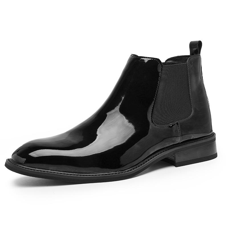 Höst Herr Chelsea Boots: Slip-on, Högskor, Business Casual, Läderskor i Stor Storlek