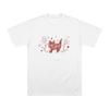 Beabadoobee SCRIBBLE CAT TEE Summer Cotton Loose Short Sleeve Top Y2k Vintage Unseix Comfort Tops