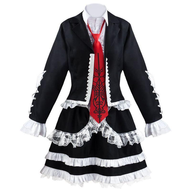 Halloween-Kostüme, Cosplay-Outfits, Danganronpa Damenkostüme, Spiel- und Anime-Performance-Kostüme, Cosplay auf Lager