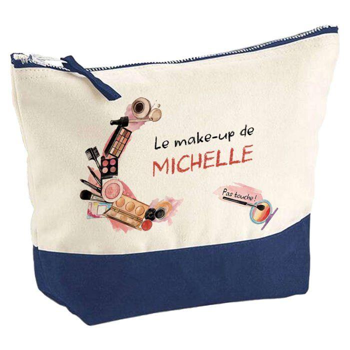 Trousse de maquillage - PLANETEE - Michelle Mon make-up - Grand format - Coton - Impression HD