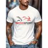 Men'S Summer T-Shirt, Featuring -Stretch Fabric, Printed Design, Regular Fit, And Casual Style