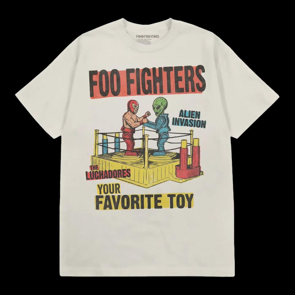 Heet Foo Fighters 2026 Nieuw Album Je Favoriete Speelgoed Katoen Mode Rock Y2k Poster Grafische Print T-shirt Mannen Vrouwen Los Casual Oversized Zomer Nieuw T-shirt