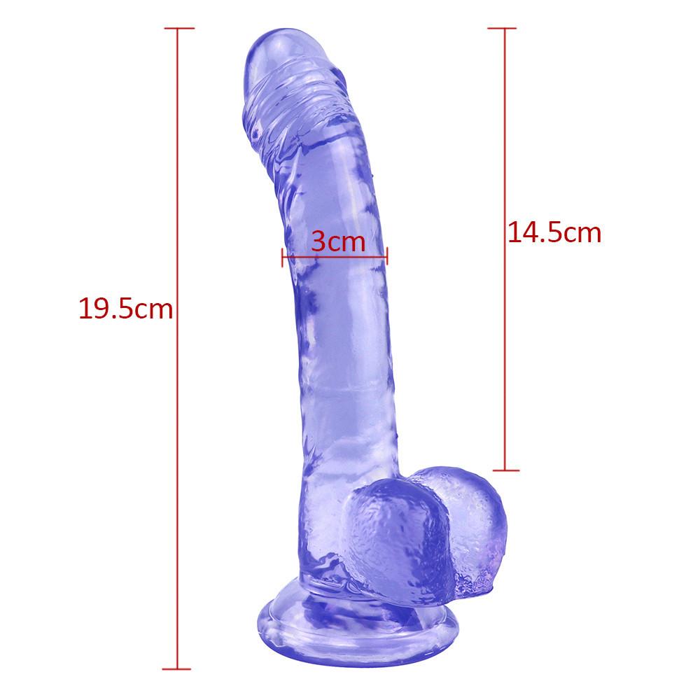 Realistic Soft Dildo MoDi Sex Toys for Women with Thick Glans with Powerful Suction Cup Stiff Cock