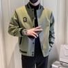 Men's Korean Style Retro Baseball Jacket - Trendy, Versatile, Loose Fit for Spring and Autumn