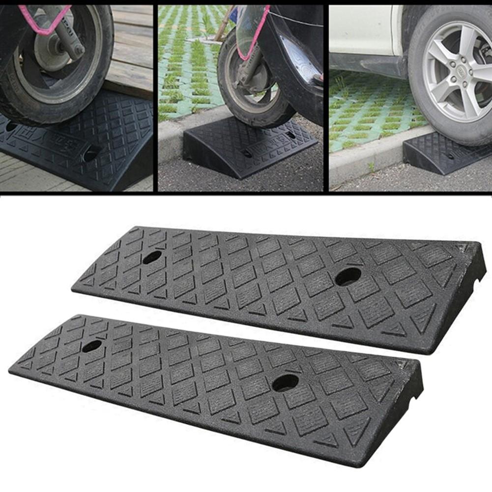 Non-Slip Ramp Plastic Kerb Ramp Grid Structure High Traction Design