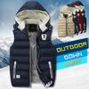 Winter Plus Size 5XL Men Warm Down Vest Casual Sleeveless Jacket Thick Insulated Waistcoat Overcoat