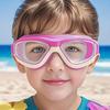 Kids Swimming Goggles Adjustable Wide-Frame Kids Swimming Goggles HD, Waterproof for Boys and Girls