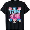 Sonic The Hedgehog Team Sonic Amy Rose Retro Logo T-Shirt