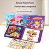 Changeable Magnetic Dress-Up Game: DIY Educational Puzzle Toy for Kids Ages 3-6