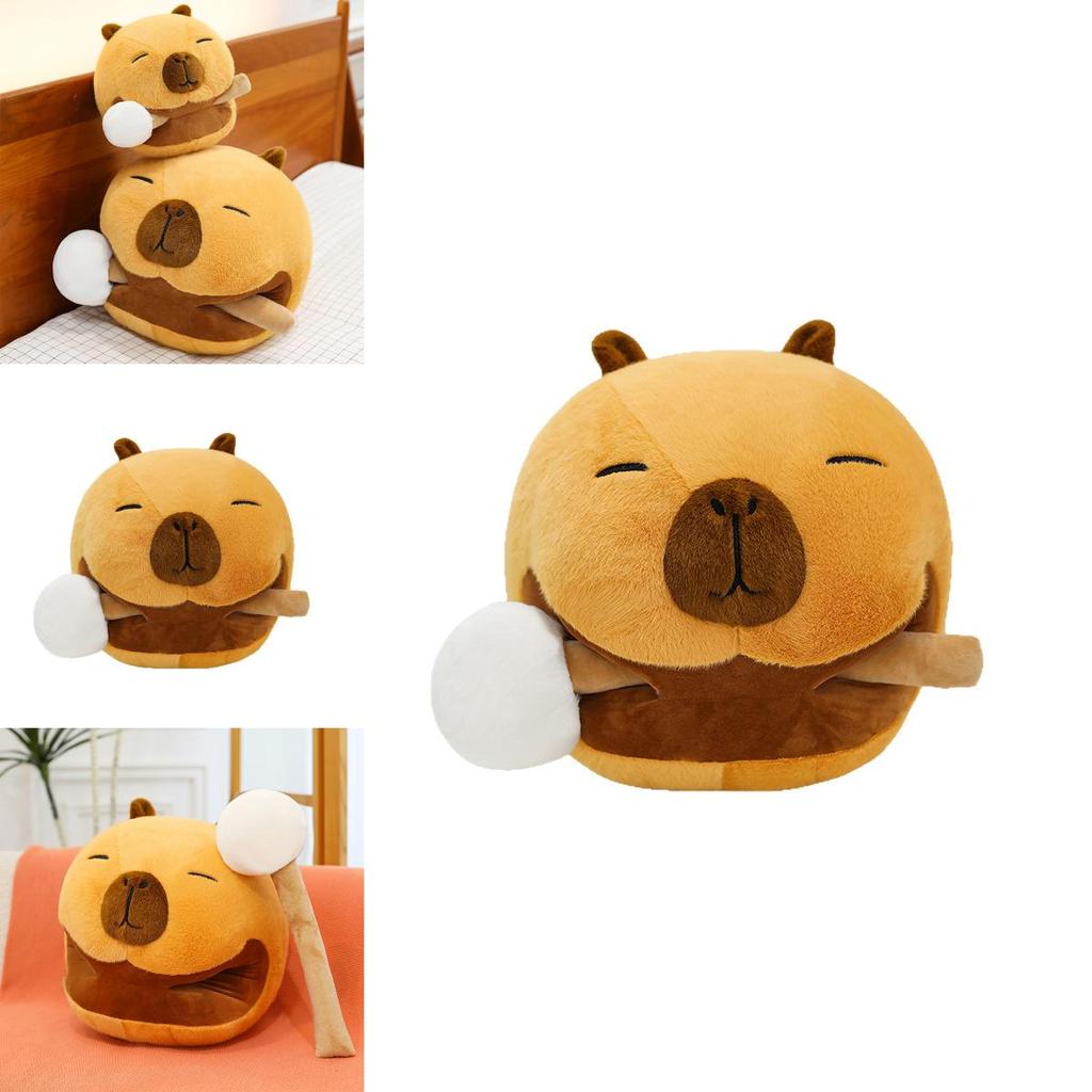 Plush Capybara Toy With Pp Cotton Filling For Kids And Home Decor