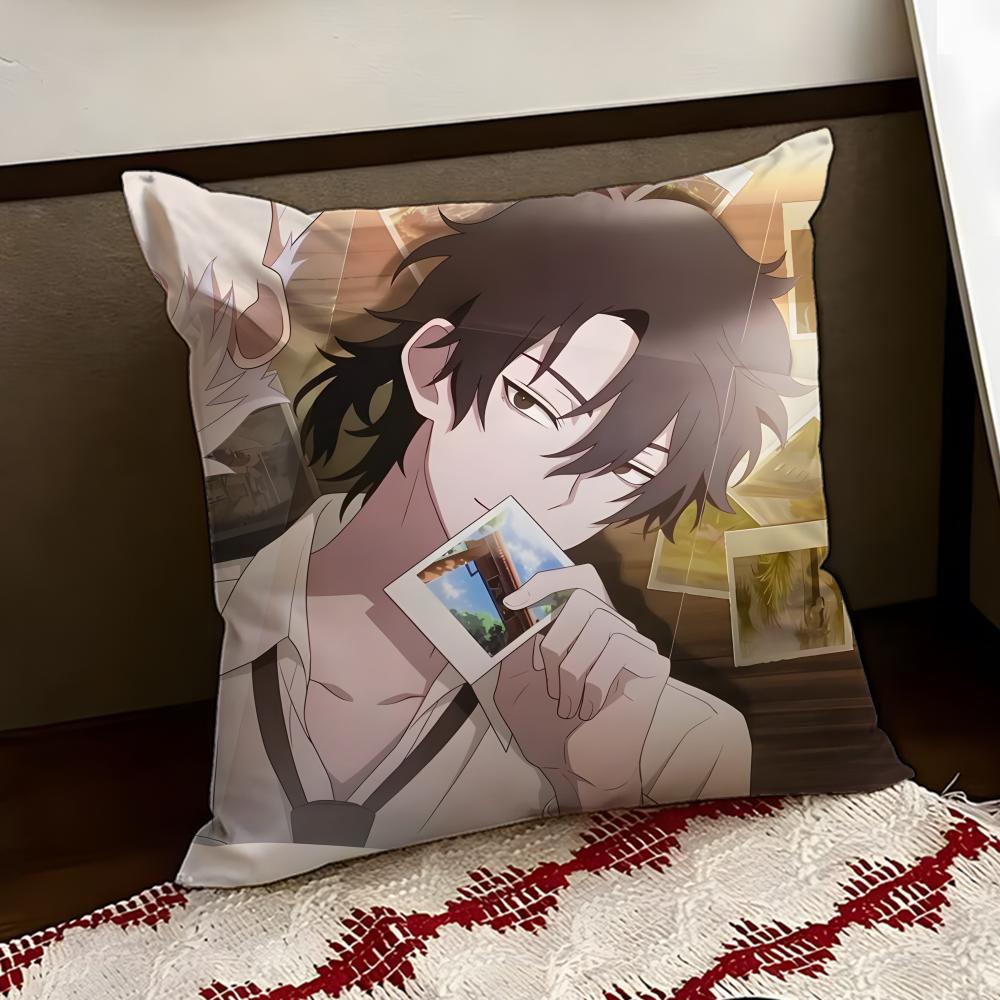 LINK CLICK anime Cushion Cover Reversible Soft Durable Pillow Cover Home Car MultiScene Use for Daily Comfort